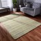 Baxton Studio Leora Modern and Contemporary Lime Green and Grey Hand-Tufted Viscose Blend Area Rug 188-11833-ZORO - alternate 1